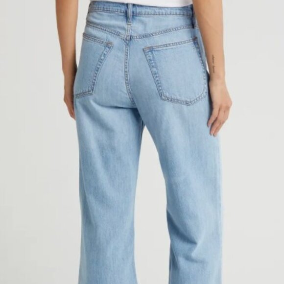 EXCELLENT! Rag & Bone Women’s Lori Mid-Rise Wide Leg Crop Jeans Size 27 - Picture 2 of 8